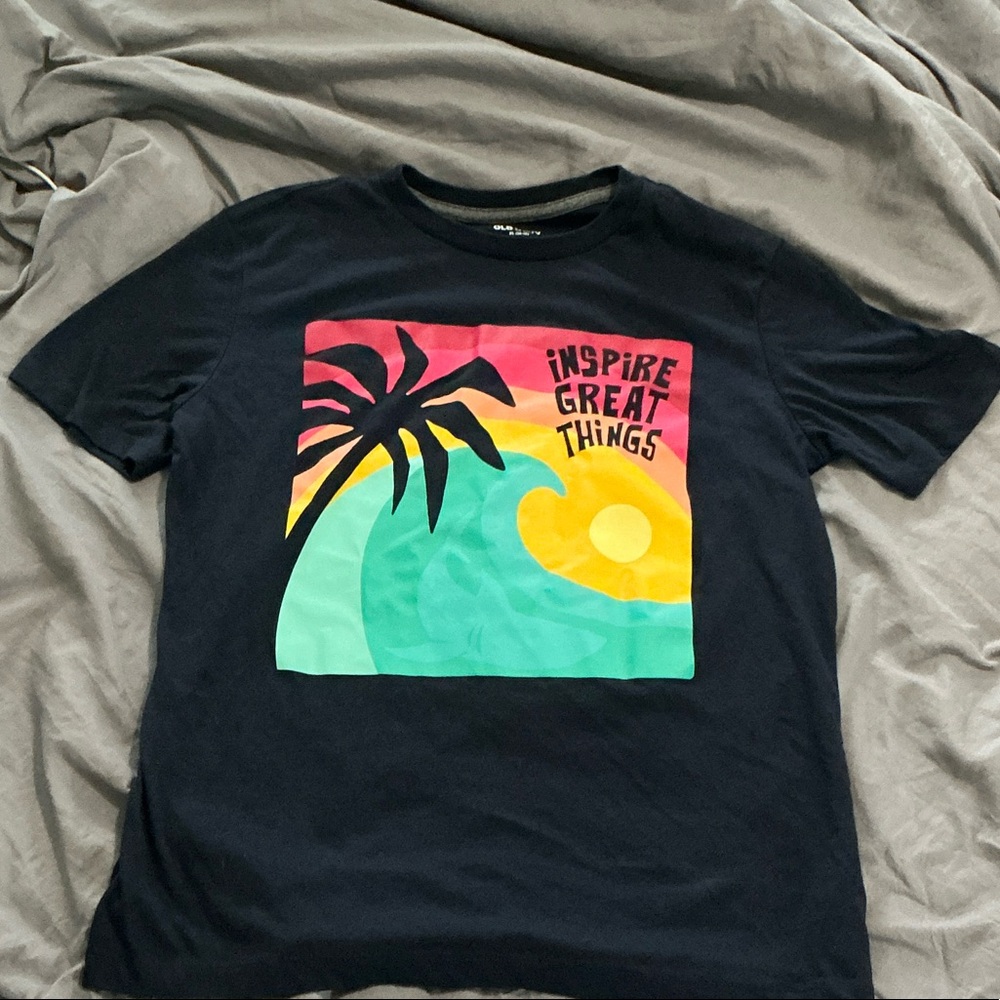 Old Navy Navy Blue T-Shirt